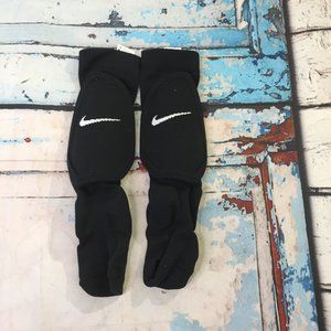 Nike Boy's Shin Socks Guards Black White Size Small